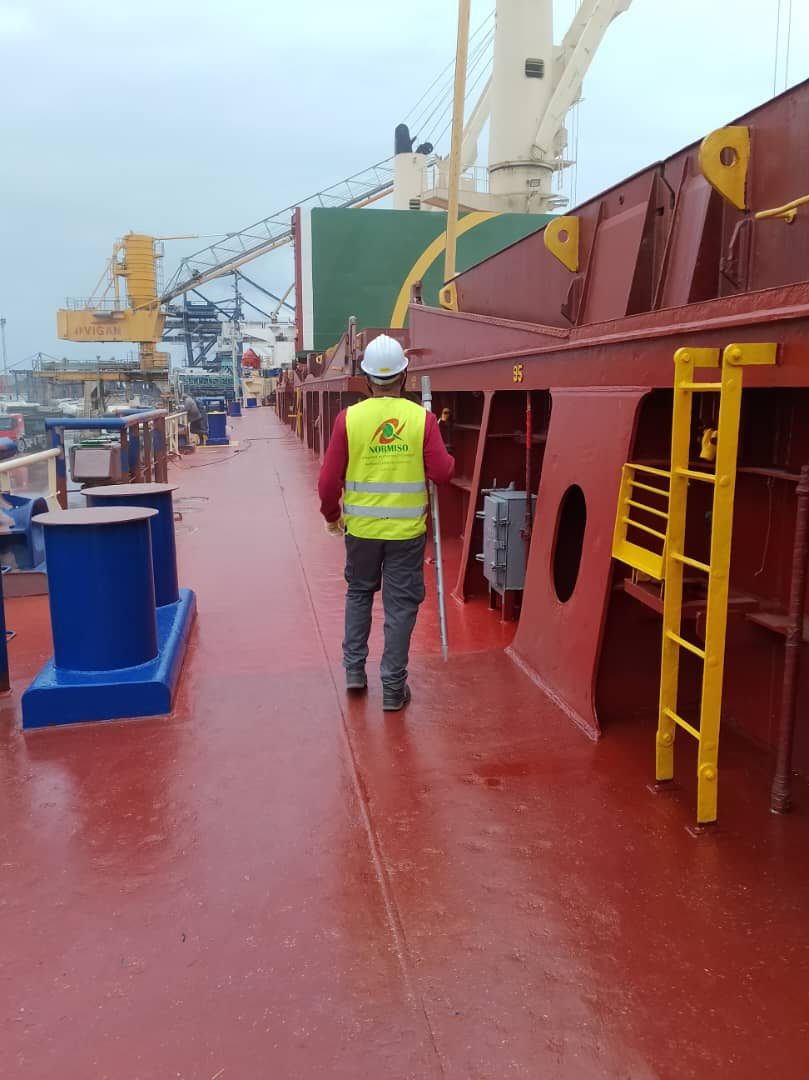 Expertise maritime NORMISO dans un port algérien